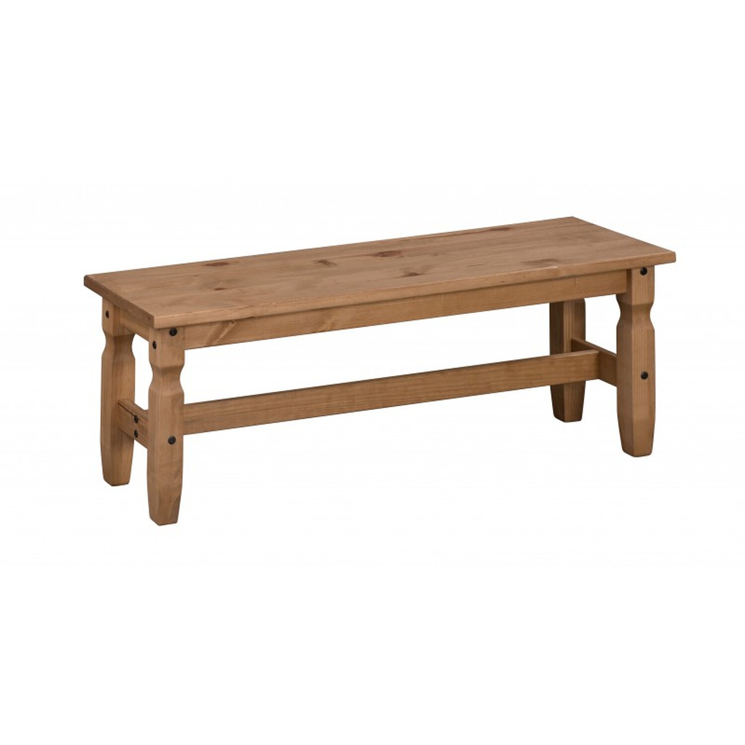 Corona 4 0 Bench Solid Wood Mexican Pine Dining Hallway - Antique Wax