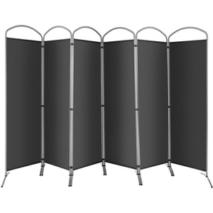 Costway Folding Room Divider - Grey