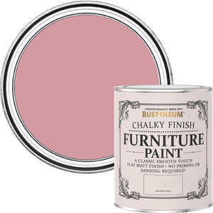 Rust-Oleum Chalky Furniture Paint - Dusky Pink 750ml