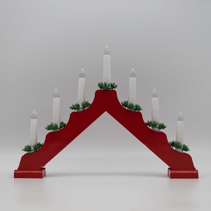 Wooden LED Candle Bridge