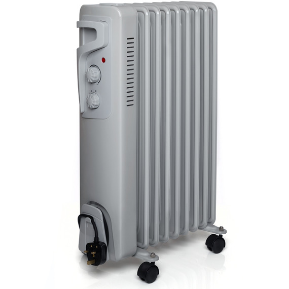 Oil Filled Radiator Electric Heater with Thermostat 3 Heat Settings