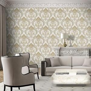 Italian Heavyweight Vinyl Damask Wallpaper