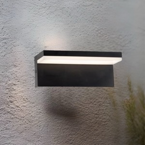 DALLAS2 Rectangular Outdoor Wall Light LED Opal Diffuser
