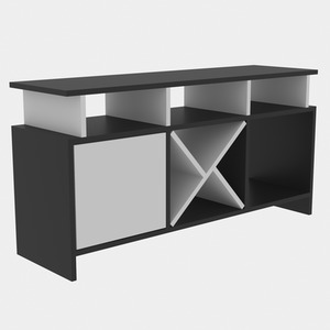 Anthracite and White Auburn Modern TV Unit shot 5395859