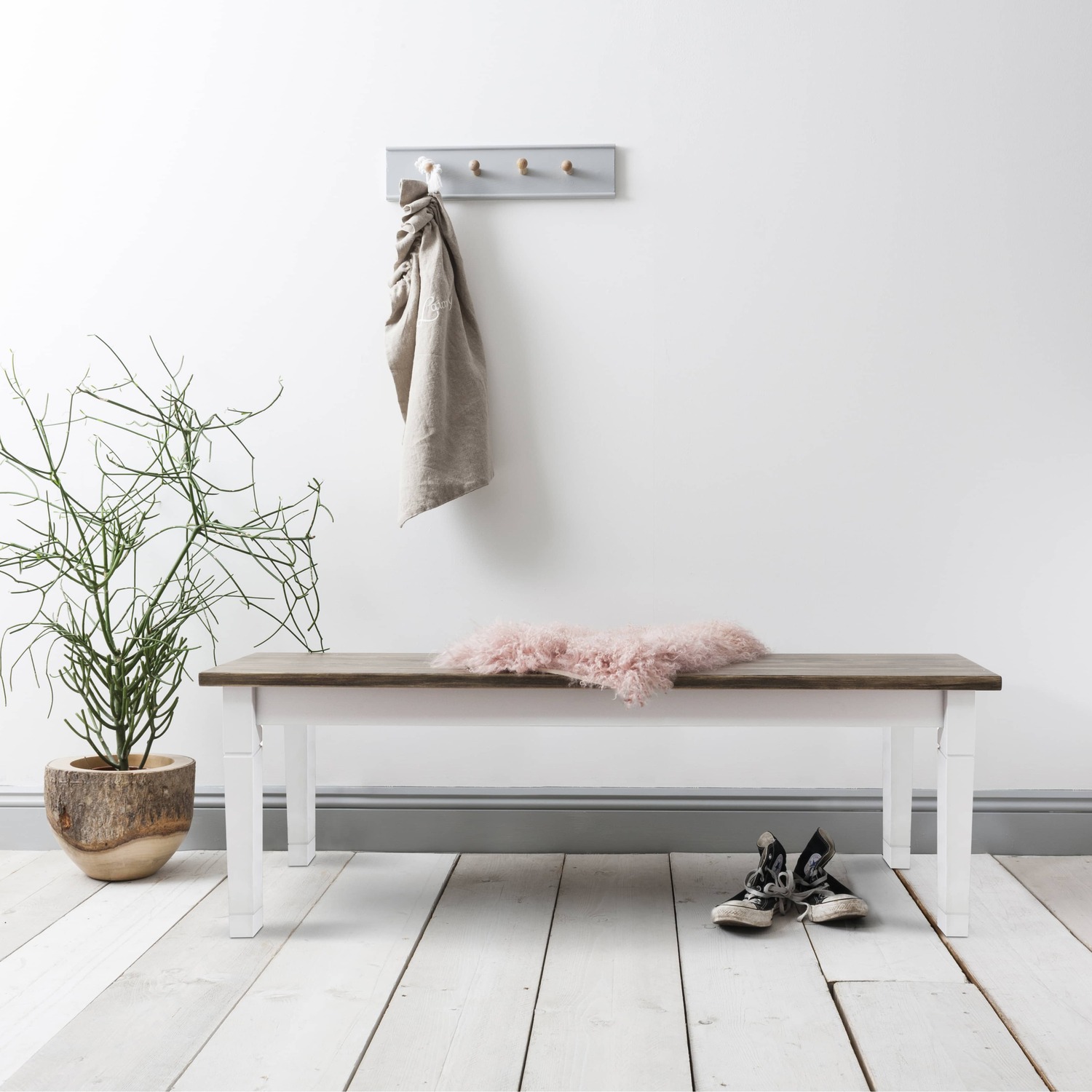 Canterbury Bench - White
