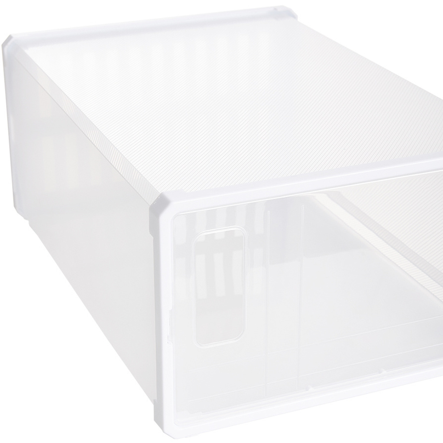 12pcs Dustproof Shoe Storage Box - White 33cm