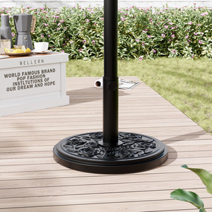 Plastic and Cement Parasol Base