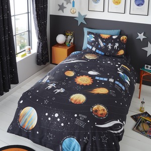 Solar System Kids Bedding Duvet Cover Set