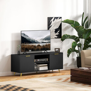 HOMCOM Modern TV Stand Cabinet for TVs up to 55 Inch