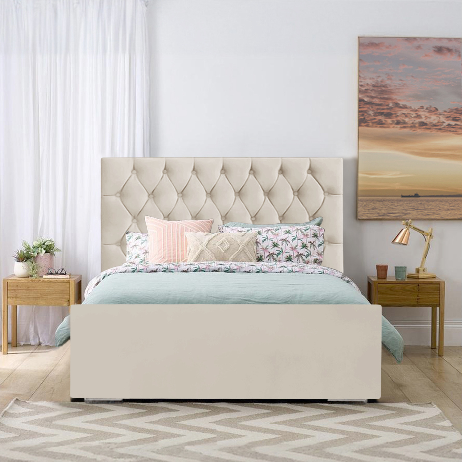 Lea Bed Frame - Yellow Small Double