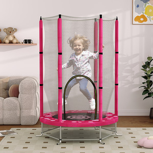 AIYAPLAY 4.6FT Kids Trampoline Indoor Outdoor
