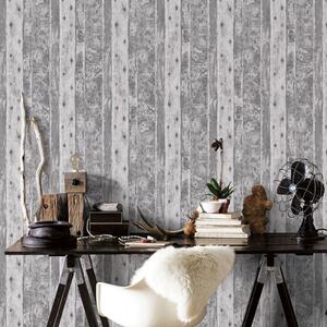 Grunge Wallpaper Rustic Weathered Wooden Plank Vintage Industrial Wallpaper