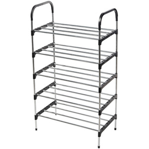 5-Tier Shoe Storage Stackable Space-Saving Rack Organizer