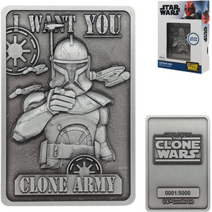 Star Wars The Clone Wars Captain Rex Collectible Metal Ingot