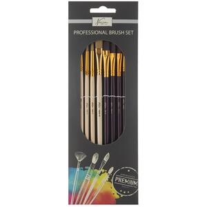 Professional 10 Piece Paint Brush Set