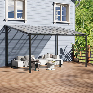 Wall-Mounted Patio Canopy Gazebo