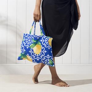 Beach Towel Bag Lemon