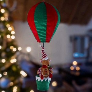 1m Razza Rat Hot Air Balloon Hanging Christmas Decoration