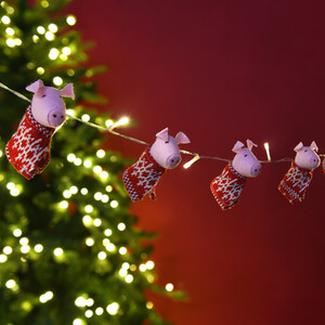 10 LED Pigs in Blanket String Light