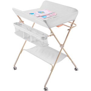 Kidkid Folding Baby Changing Table with Wheels