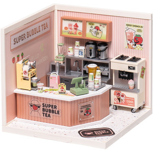 Bubble Tea House Plastic Craft Kit