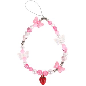 Strawberry Bow Phone Charm
