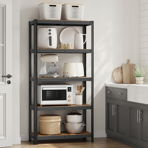 SONGMICS Heavy-Duty 5-Tier Shelving Unit, Adjustable Storage Shelf