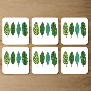 Four Leaves Designer Coaster Set