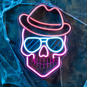 Skeleton LED Neon Sign