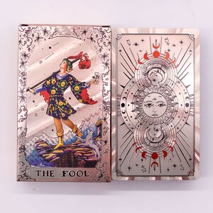 Gold Foil Moon Phase Tarot Deck with Booklet