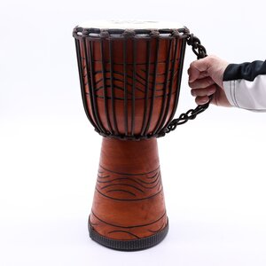 Medium Pro Djembe Drum High-Pitched, Bright Sound