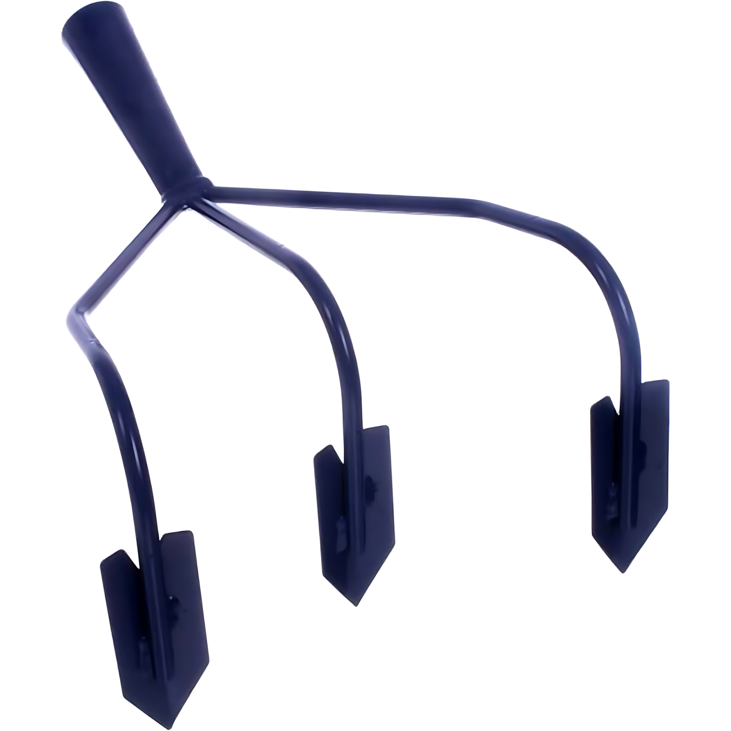 3-Prong Hand Soil Cultivator with Handle, Scarifier Digging Hoe Tool - Multi