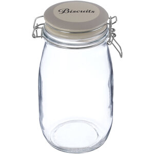Diego Biscuit Glass Storage Jar 1500ml
