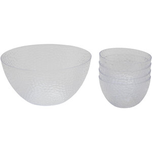 Romm Set Of 5 Plastic Bowls