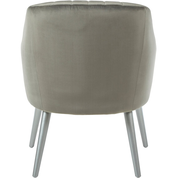 Louxor Grey Fabric Armchair