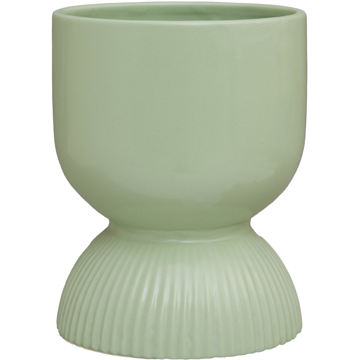 Interiors By Premier Fia Sage Green Planter - Green