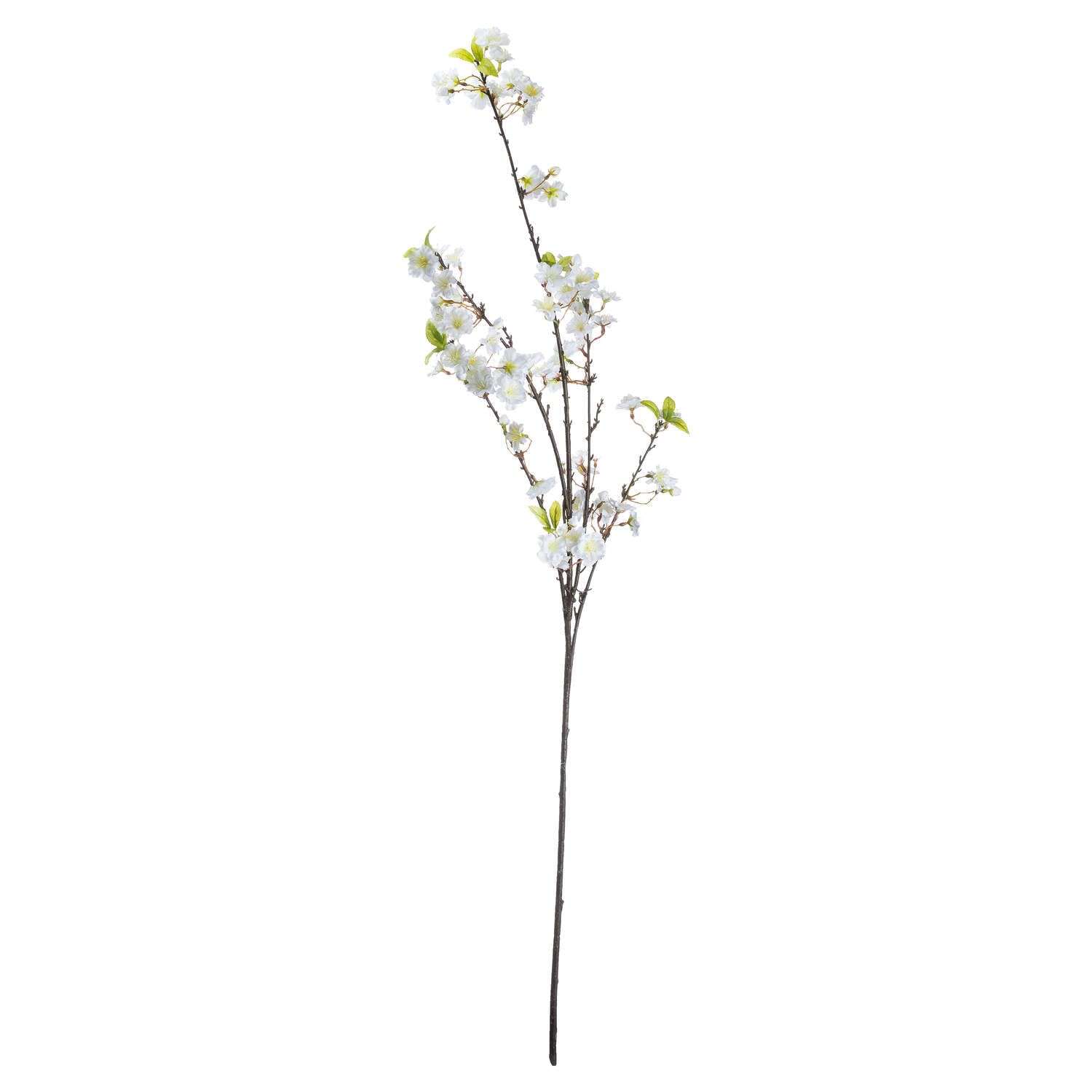 Set of 3 Cherry Blossom Sprays Artificial Flowers - Burgundy