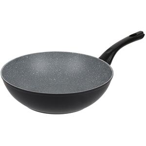 Forgecross 28cm Non-Stick Aluminium Large Wok (Black)