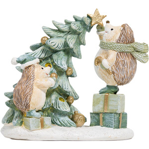 Light Up Christmas Hedgehog Ornament