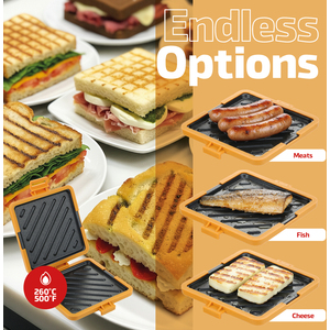 premium quality toasted sandwich maker for the microwave
