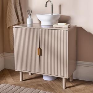 OHS Ribbed Engineered Wood Under Sink Unit