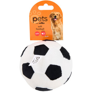 Plush Football Dog Toy
