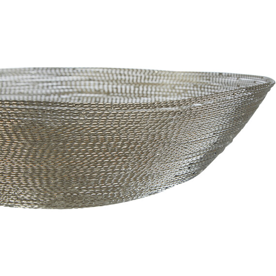 Hege Nickel Wire Silver Decorative Bowl