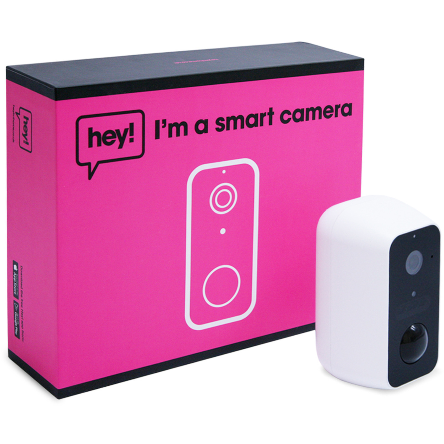 HEY Smart External Camera - white