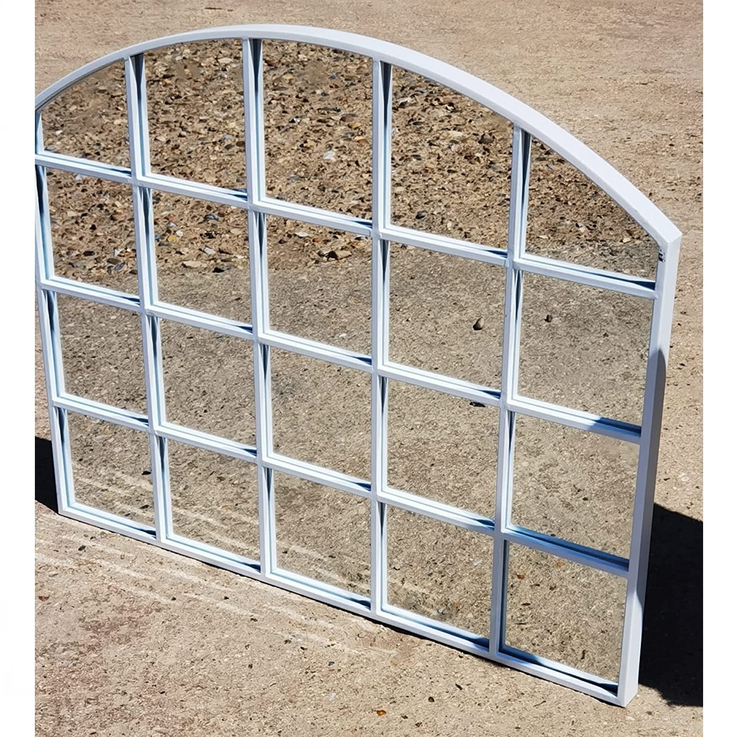 Image of 76x90cm White Arch Rectangle Window Style&hellip;