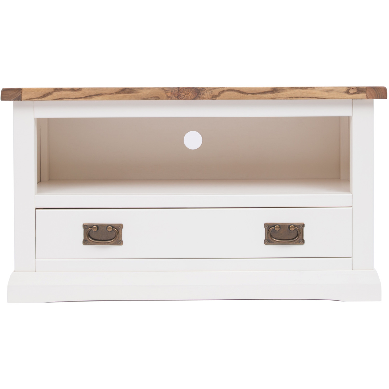 Cabinet Bits Cosenza 1 Drawer Tv Stand - White