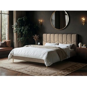Isabela Fabric Bed Beige