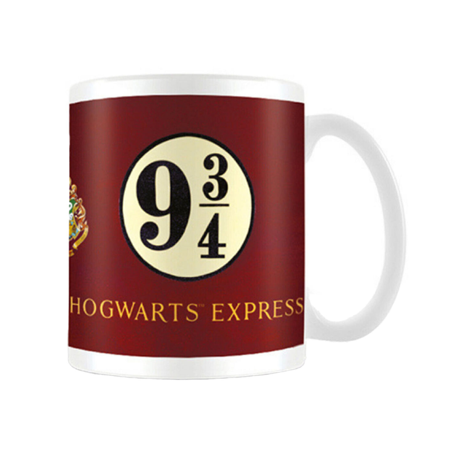 Harry Potter Platform Nine And Three Quarters Mug - White/Maroon
