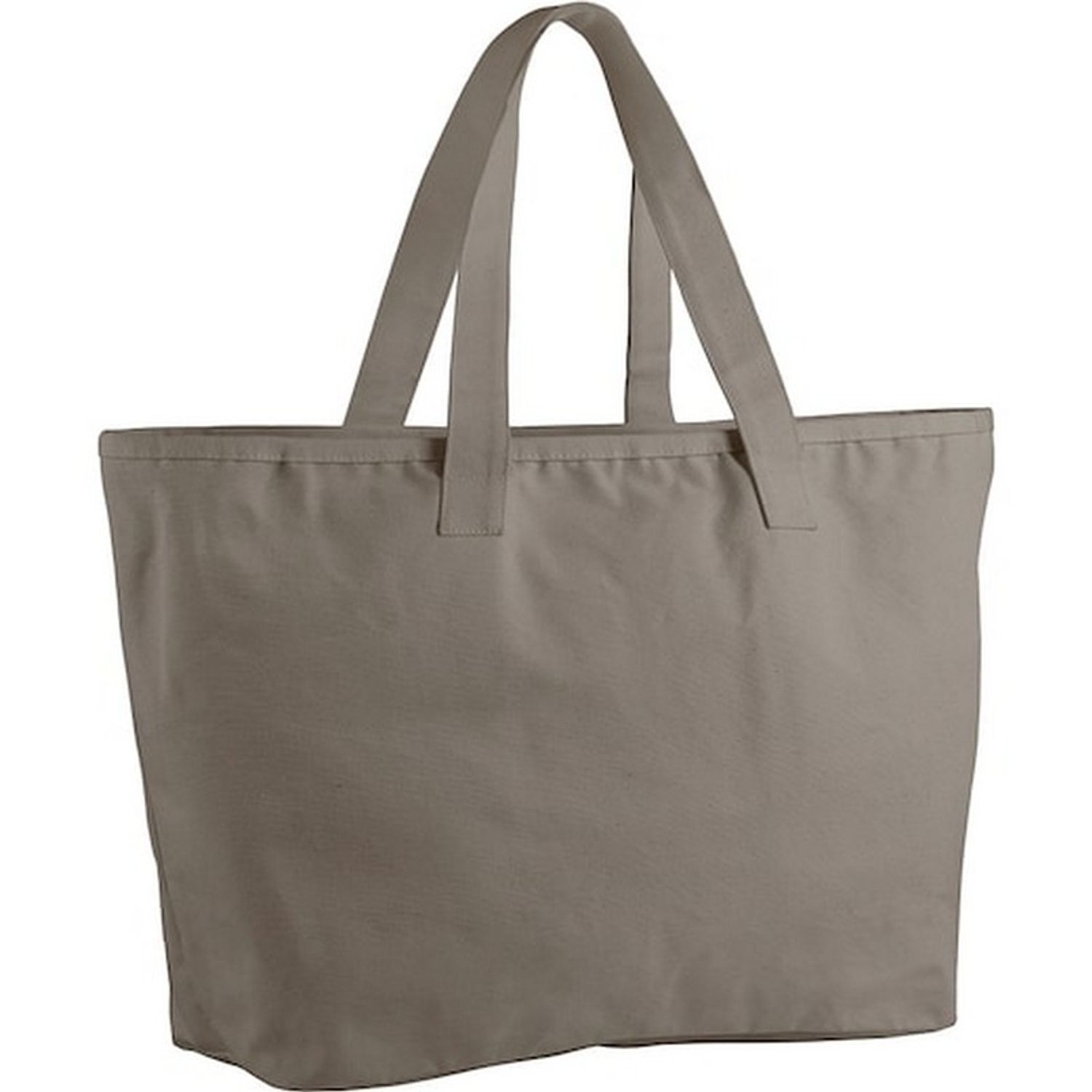 Westford Mill Canvas Heavy Duty Tote Bag - Mushroom