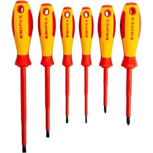 Knipex VDE Screwdriver Set (Pack of 6)